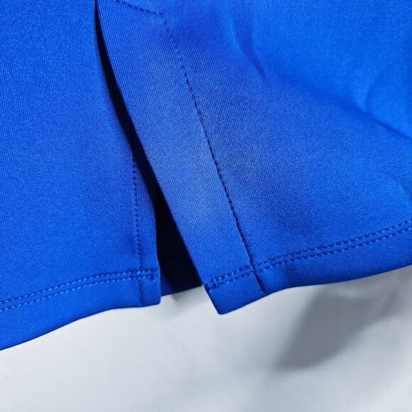 NWT THALIA SODI Scuba Pencil Skirt ROYAL BLUE size S Stretchy Preppy Office Chic - Picture 6 of 7